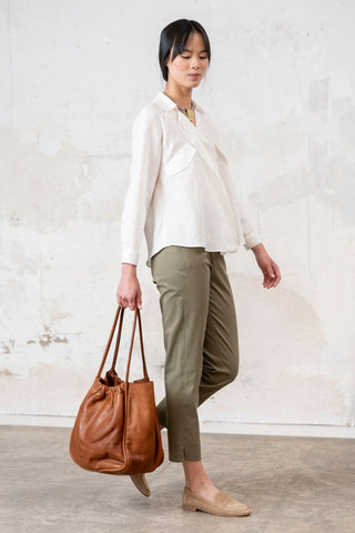 CAMISA DOBLE CUELLO BLANCO