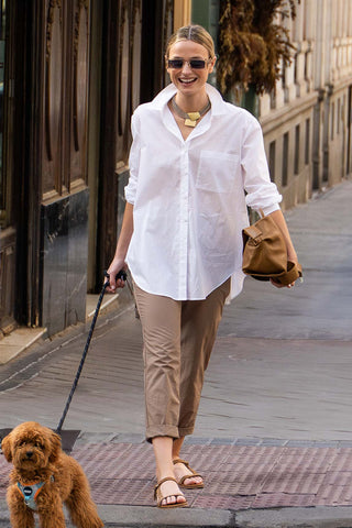 Varenna camel trousers