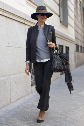 Sombrero Gelgo mostaza | Rivera x Alexia Álvarez de Toledo