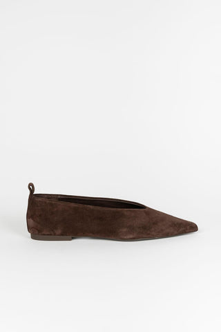 Wanda brown flats