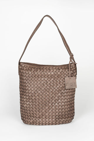 Braided taupe Baira bag