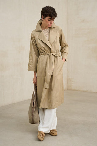 Lierna beige trench coat