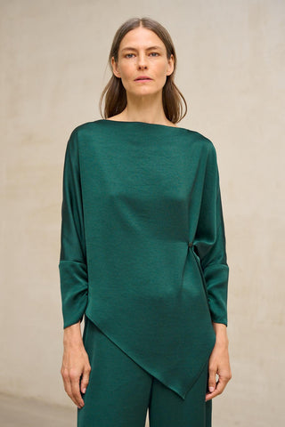 Emerald green Leia blouse