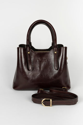 Cerea mini mahogany handbag