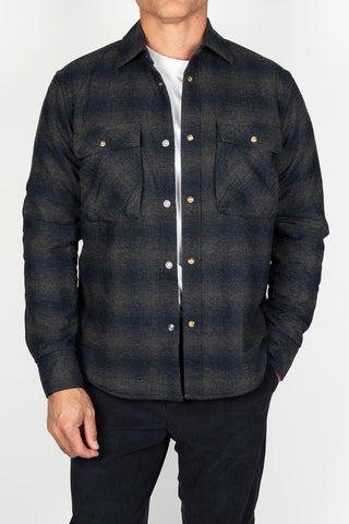 Camisa Queraldo azul y gris
