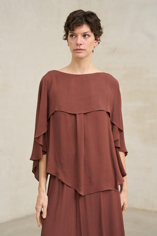Támara terracotta blouse