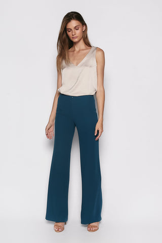 PANTALON PALAZZO PETROLEO