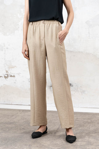 PANTALON BEIGE GOMA DELANTERO