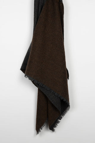 FULAR MARRON GRIS