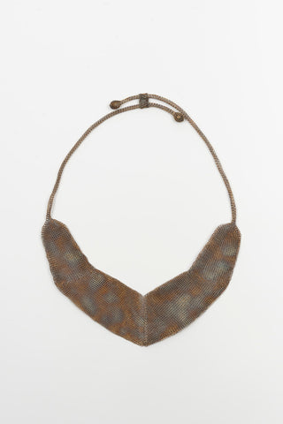 COLLAR MALLA TORNASOLADO