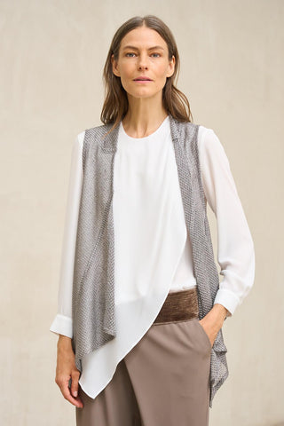 Brisa Silver Vest