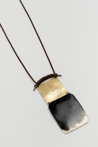 Collar Seiva latón hueso