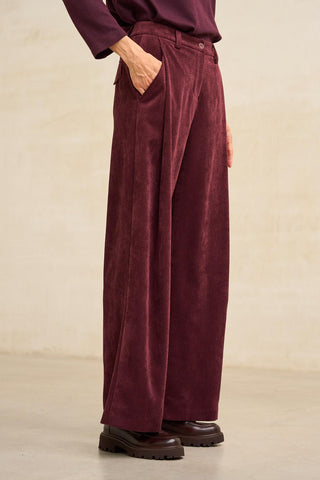 Pantalón Érval burdeos