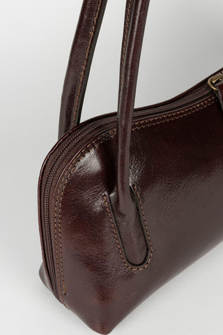 Carola mahogany handbag