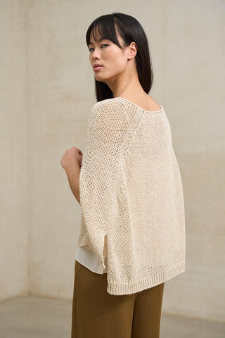 Jersey Calero beige de punto ligero