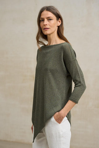 Jersey de punto Élinor verde