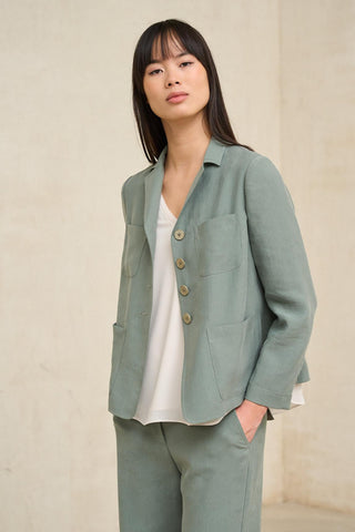Alva jacket, sage green