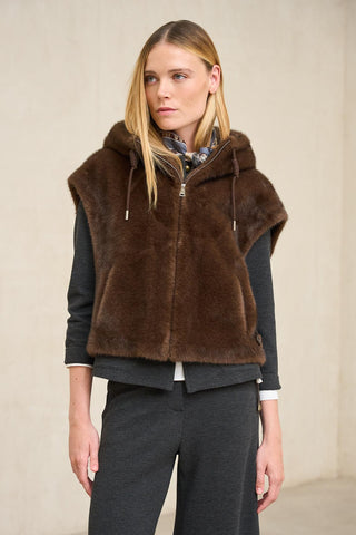 Brown Furbi vest