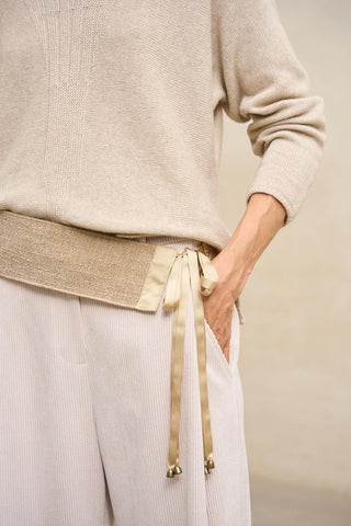 Verna Beige Cummerbund