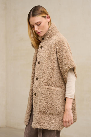 Abrigo Alvoria topo reversible