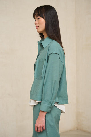 Camisa Brisa turquesa