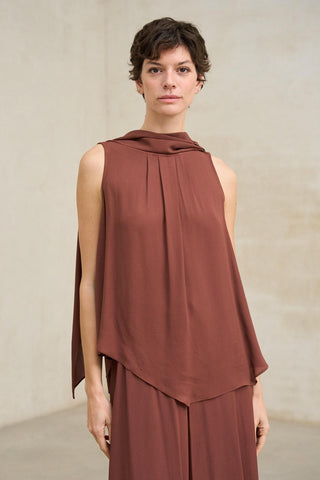 Támara terracotta blouse