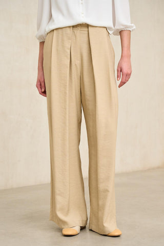 Beige Lyss trousers