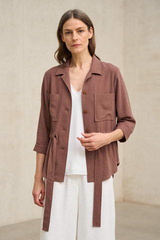 Elvaya terracotta jacket