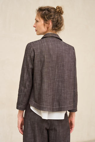 Cazadora Noa denim marrón