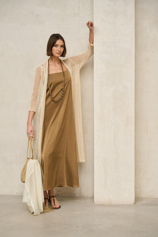 Levita de punto Avenel beige