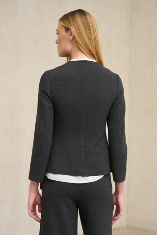 Julie dark gray marl jacket