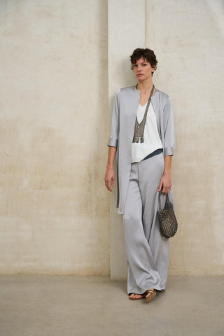 Náyade Blue-Grey Long Blazer