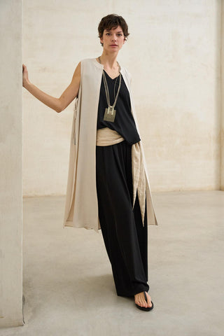 Chaleco Mireth crudo