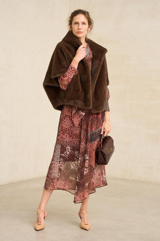 Burgundy Samira skirt