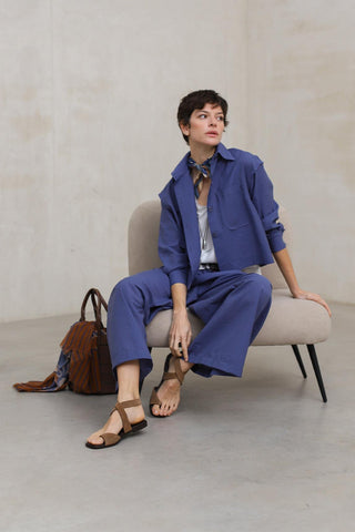 Camisa Brisa azul marino