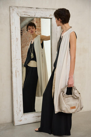 Chaleco Mireth crudo