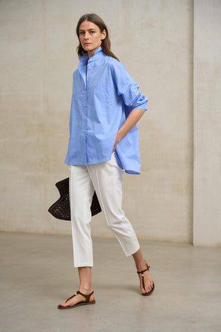 Seraya medium blue shirt