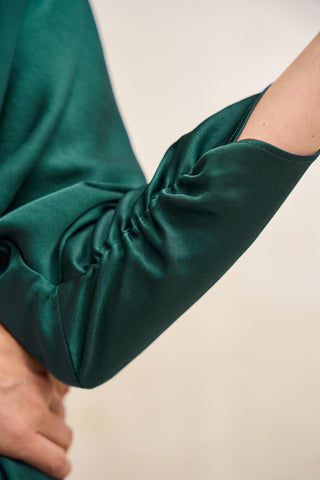Emerald green Leia blouse