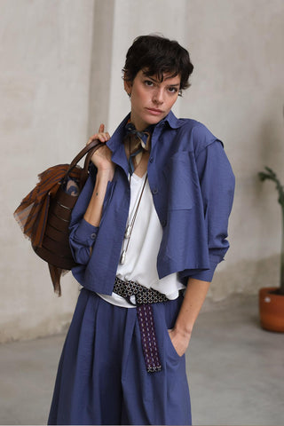 Camisa Brisa azul marino