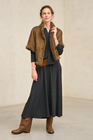 Aldoria Reversible Brown Coat