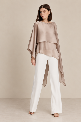 White palazzo pants