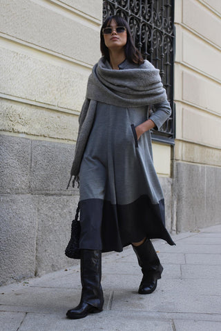 Vestido Marsella gris